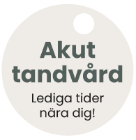 Akut tandvård – lediga tider nära dig